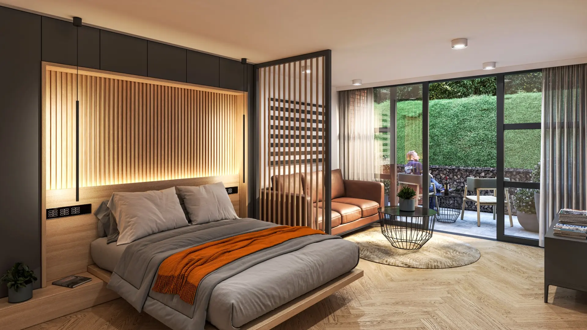 Apart hotel interior by Morland