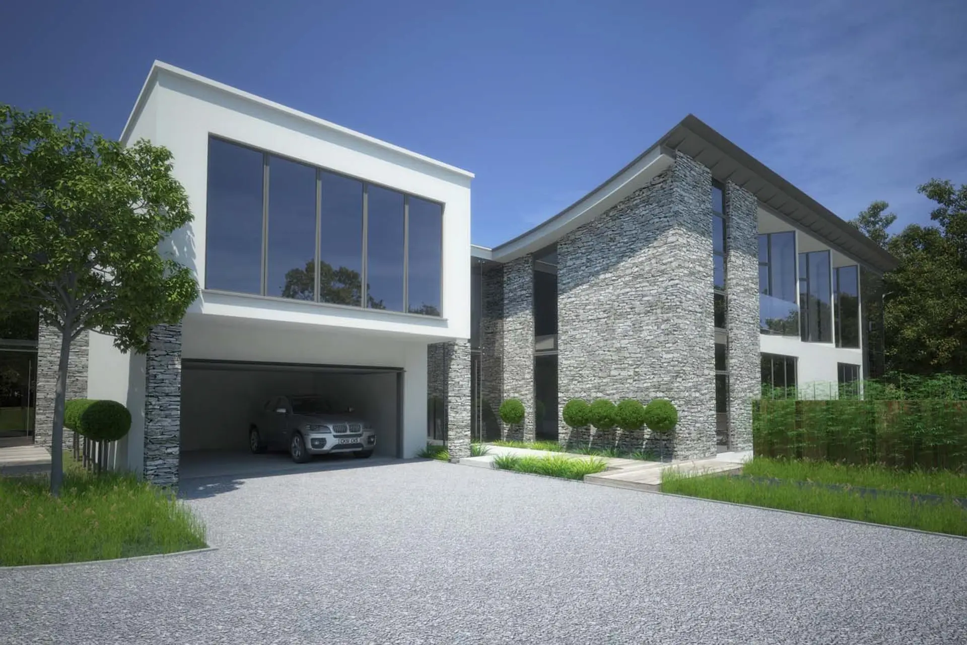 Contemporary interior at West Park